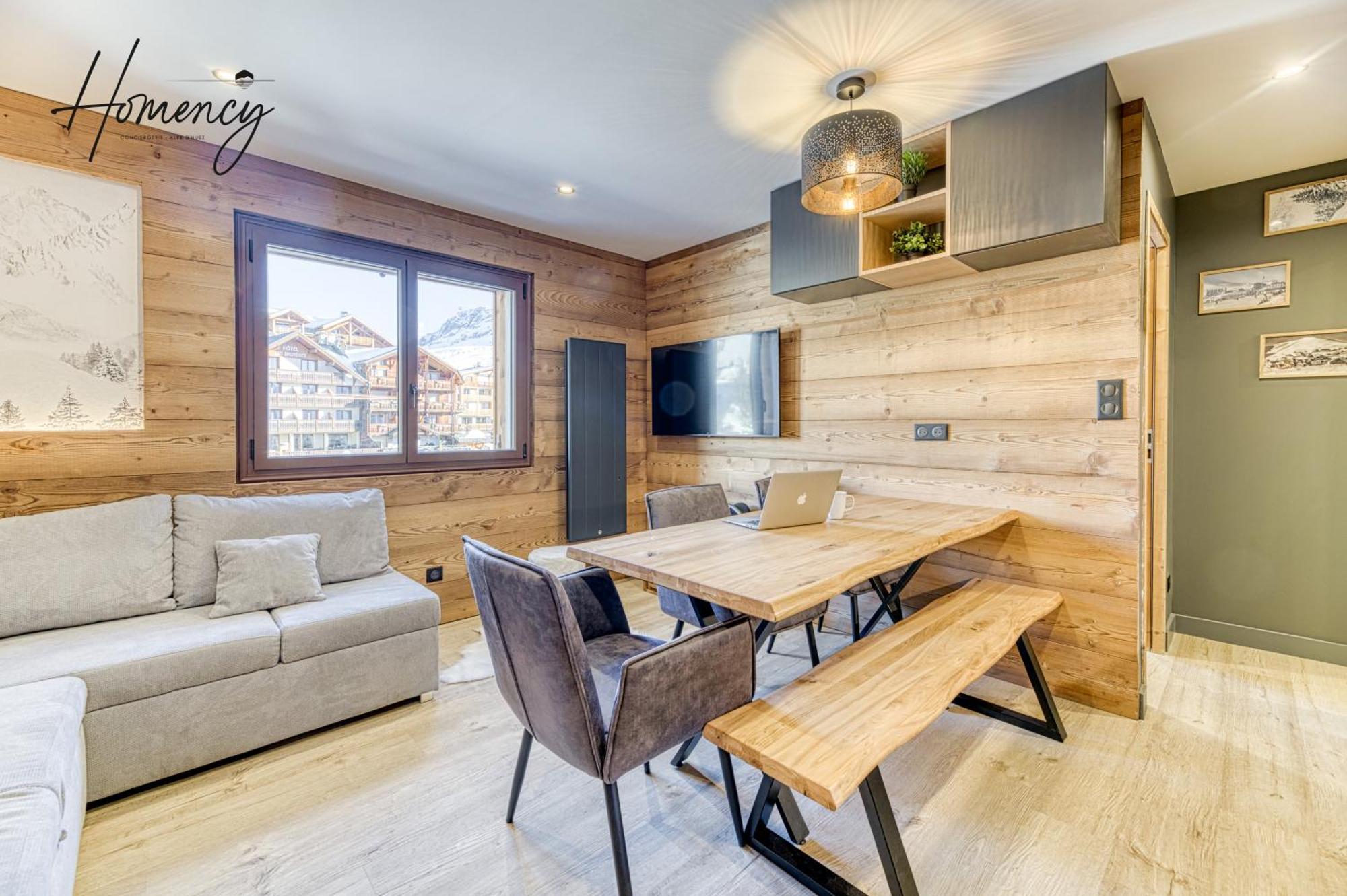 Homency - Residence Menandiere F5 Alpe d'Huez Εξωτερικό φωτογραφία
